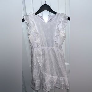 Girls white summer dress